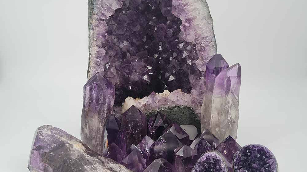 différents formats de l'améthyste