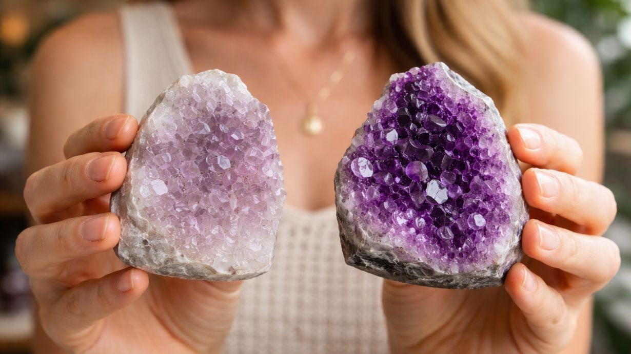 recharger pierre geode amethyste lithotherapie