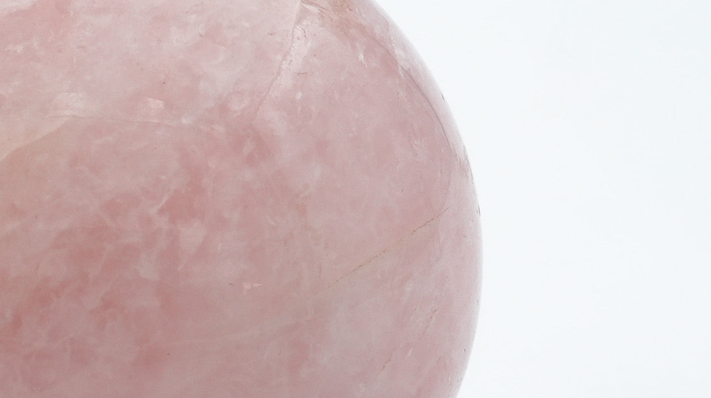 sphere de quartz rose du bresil