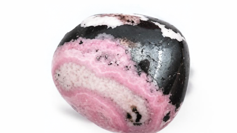 pierre rouler de rhodonite du Pérou