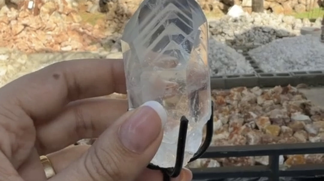 quartz fantome naturel du bresil