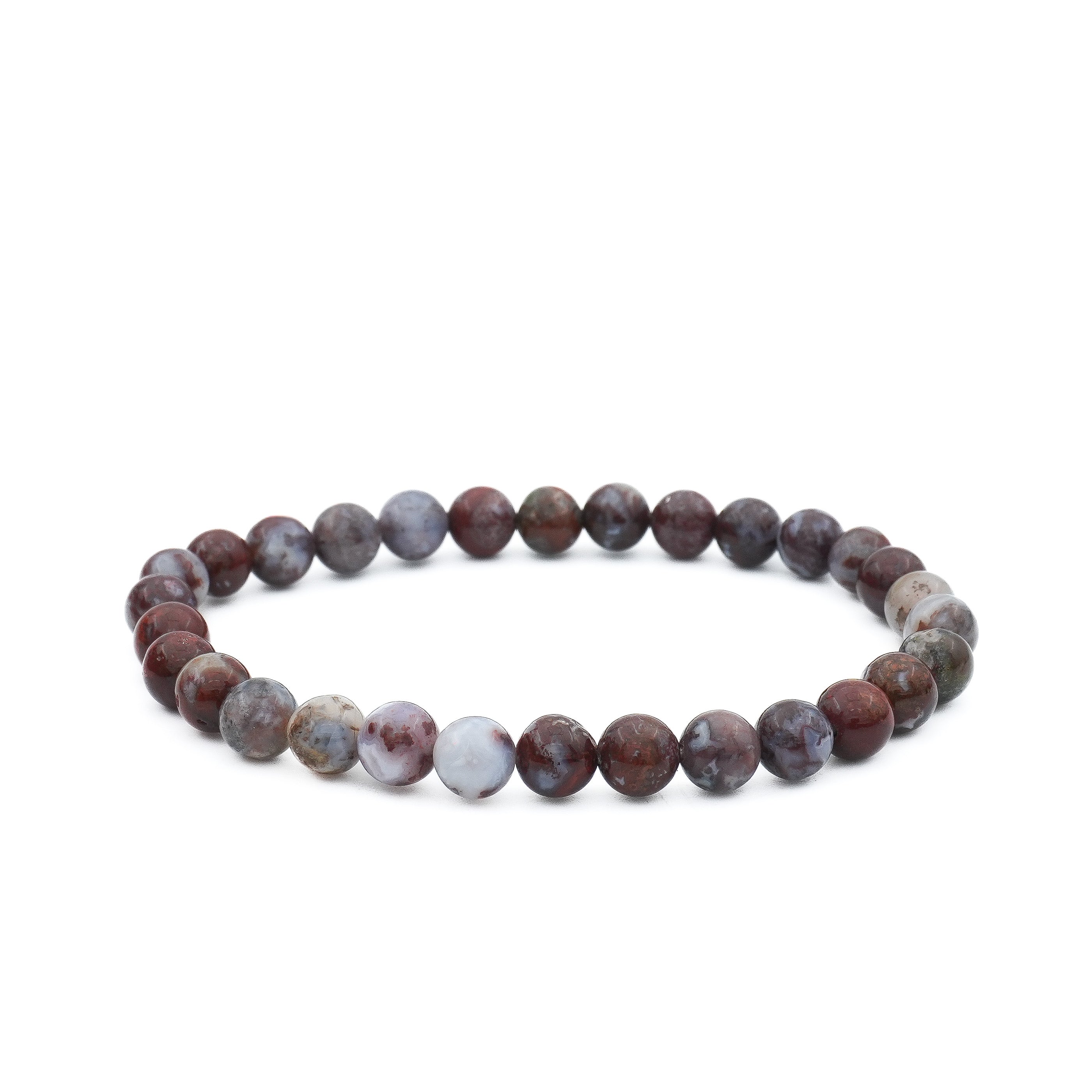 Bracelet Agate Crazy Lace Rouge