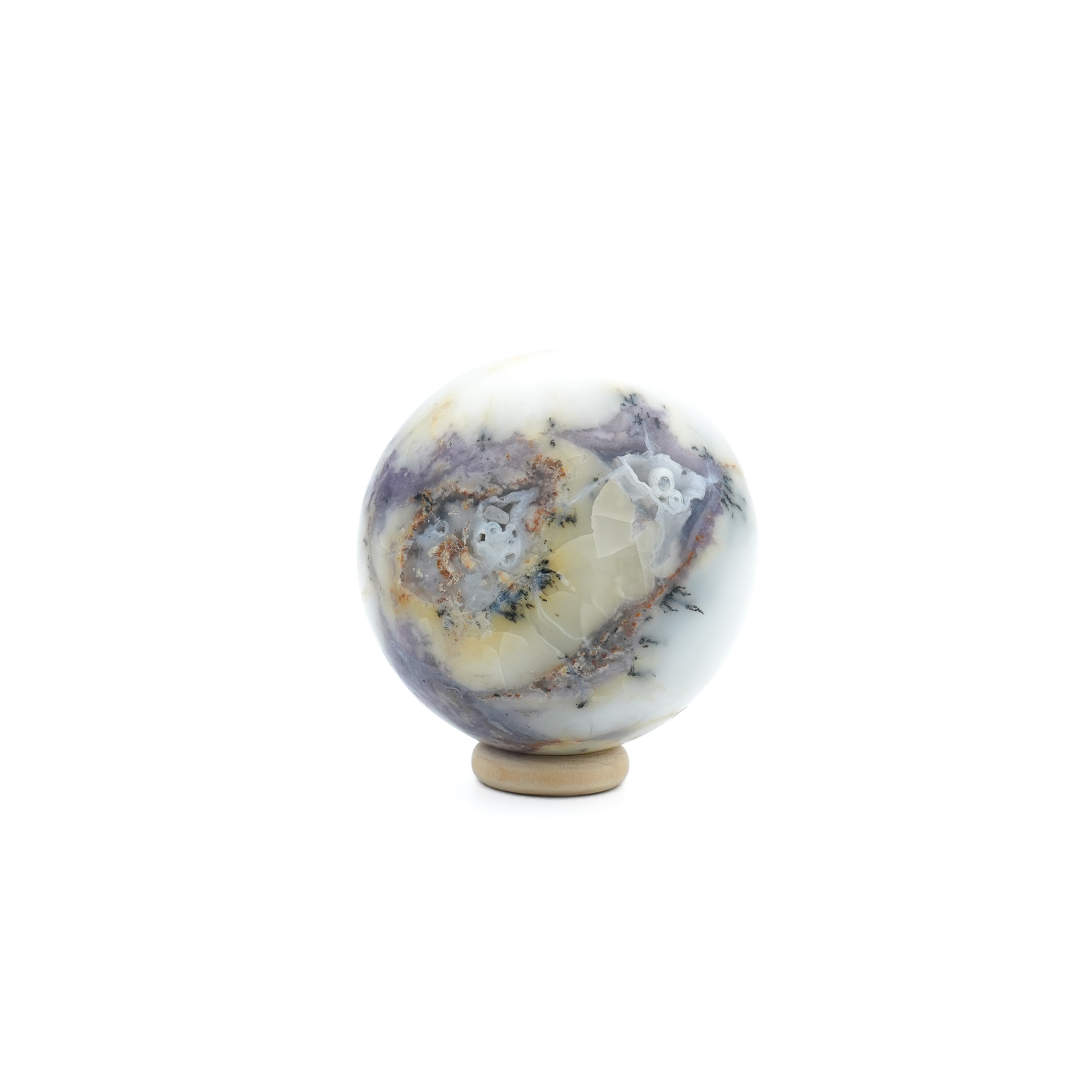 Sphère Agate Dendritique