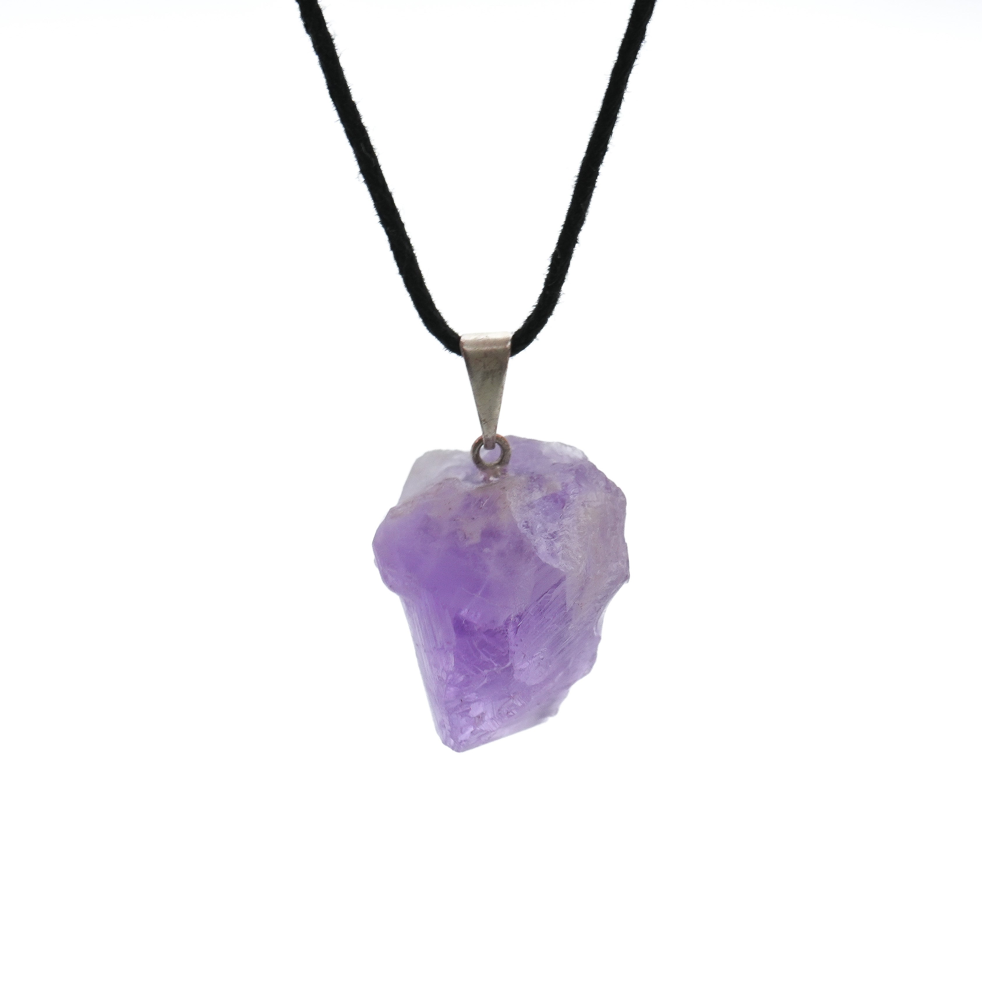 Pendentif Améthyste brute