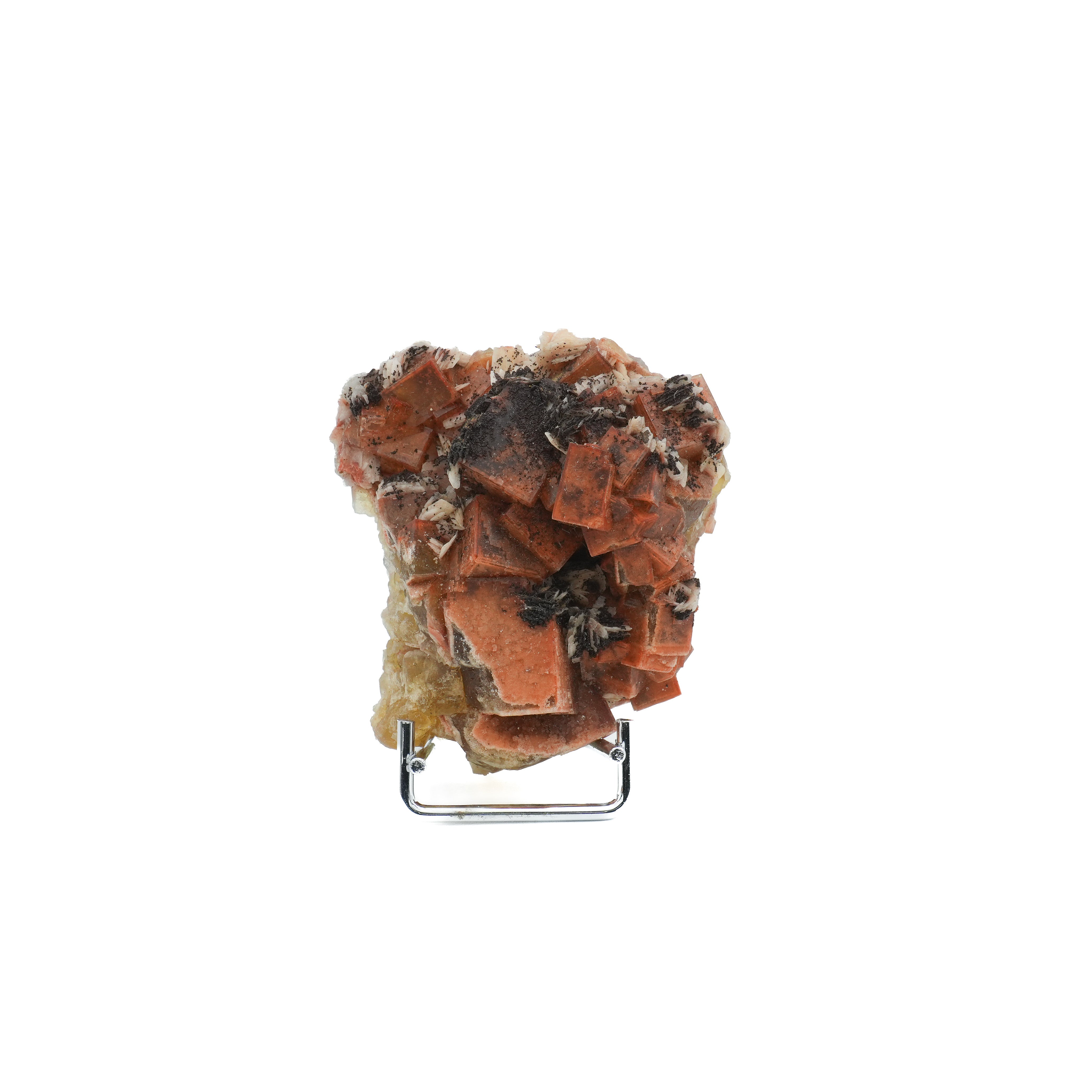 Cluster Fluorite Rouge Brute