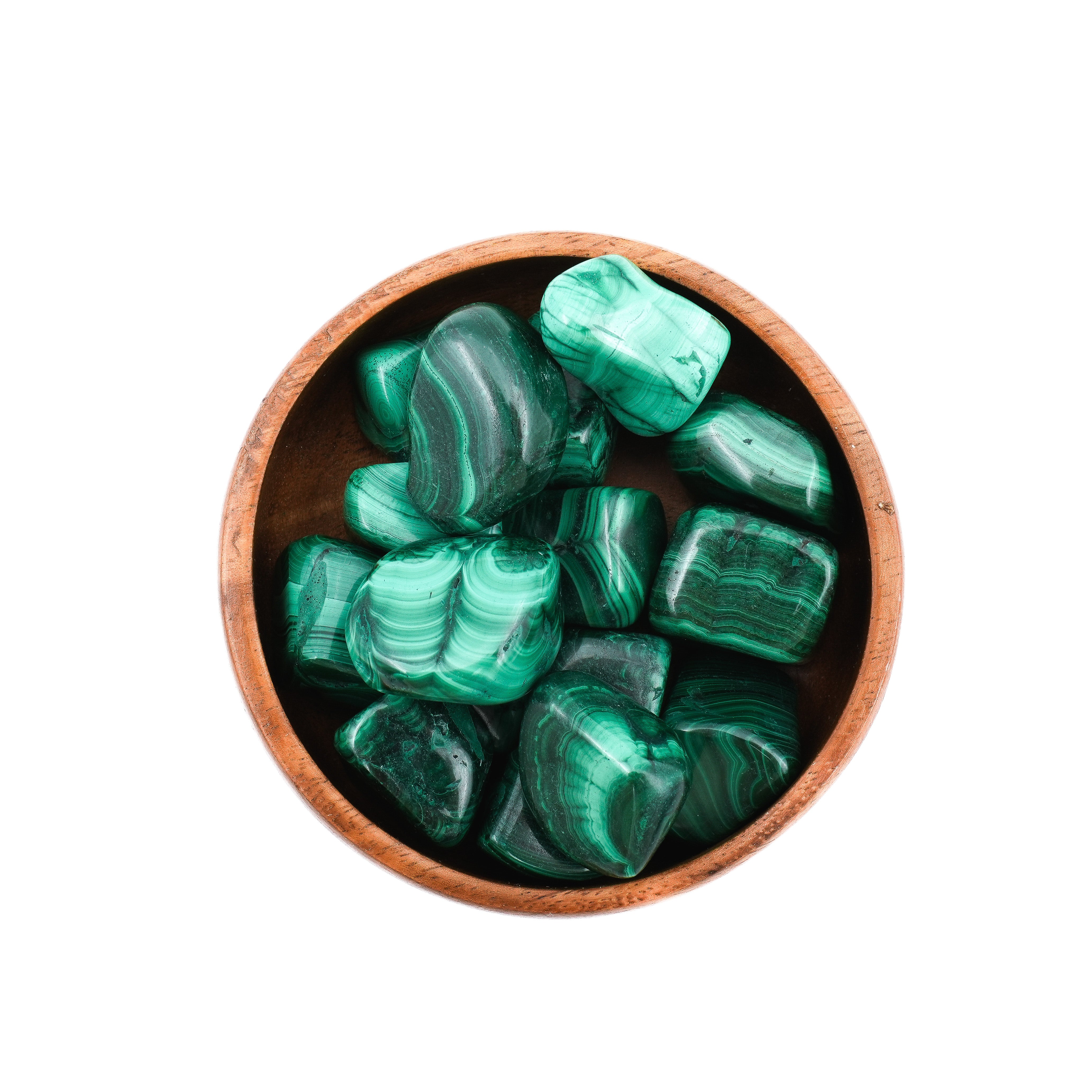 Pierre roulée en Malachite