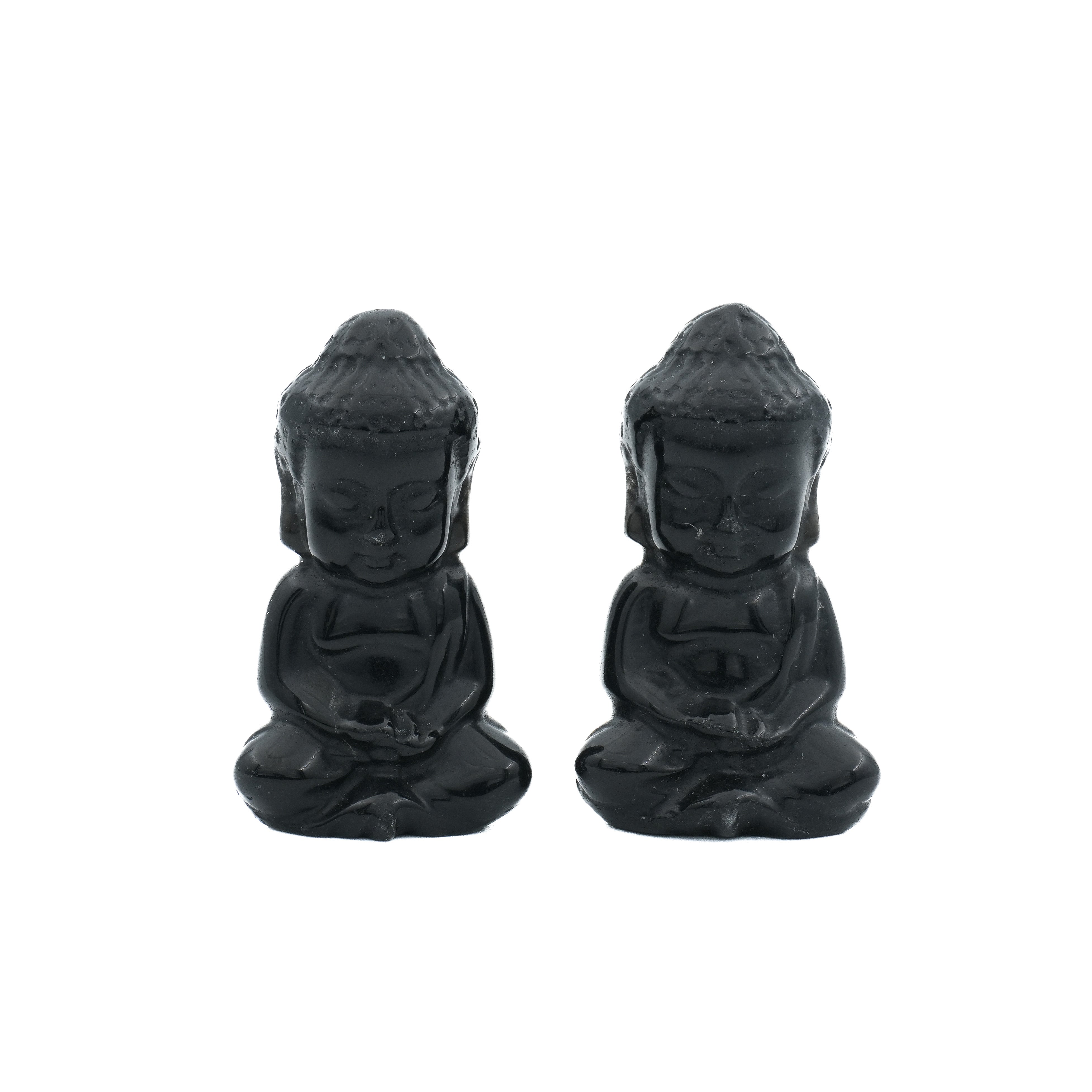 Bouddha Obsidienne Noire