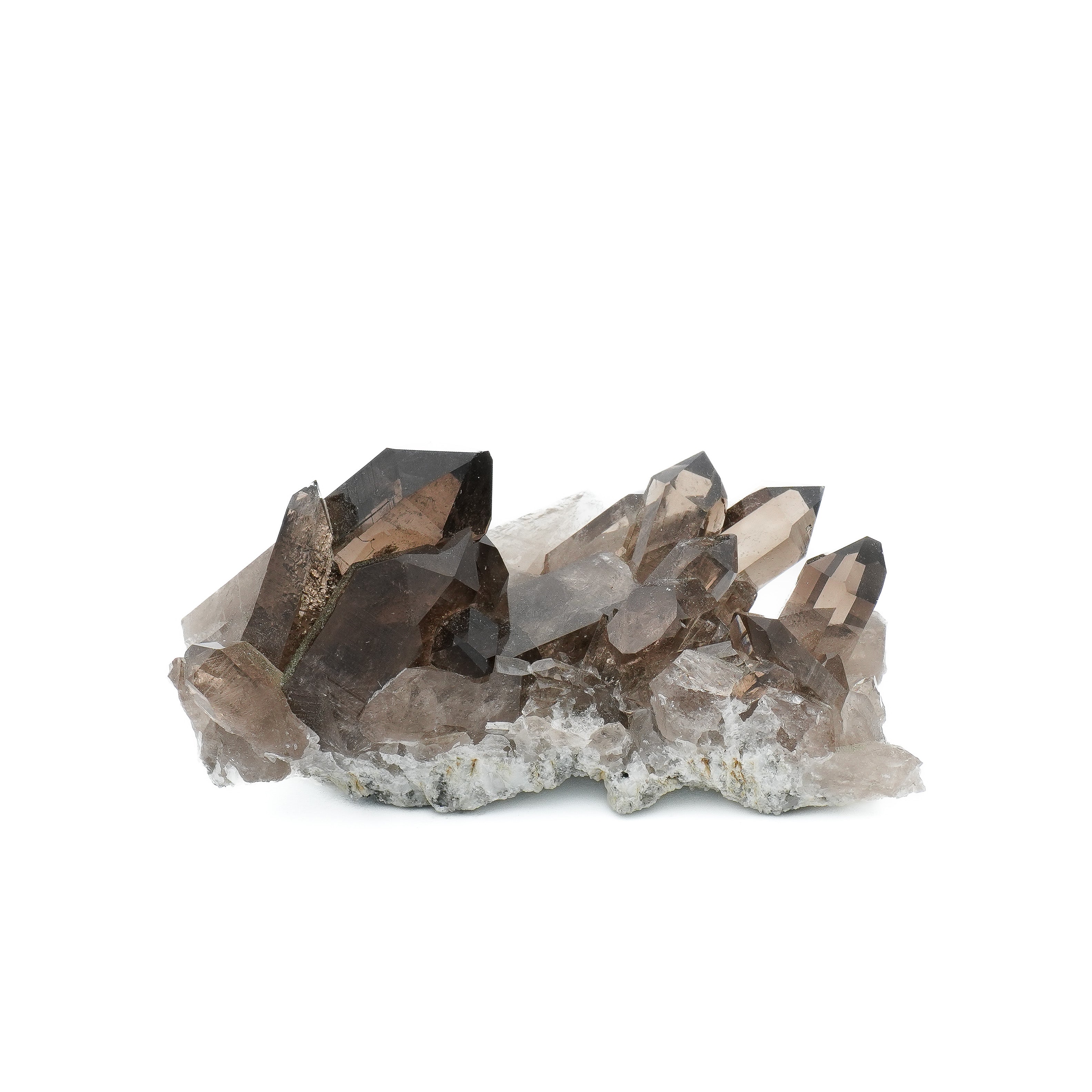 Druse Quartz fumé du Mont-Blanc