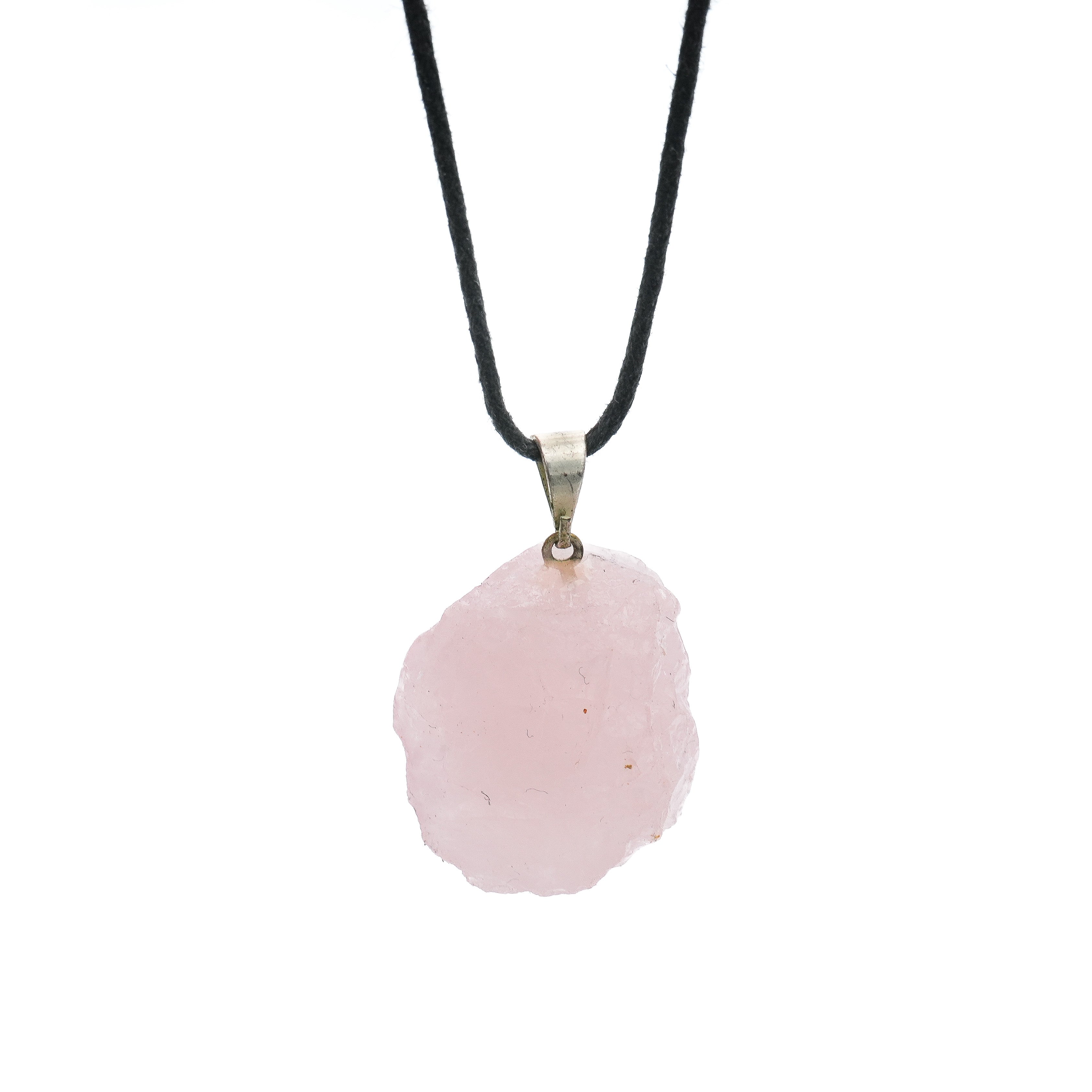 Pendentif Quartz Rose