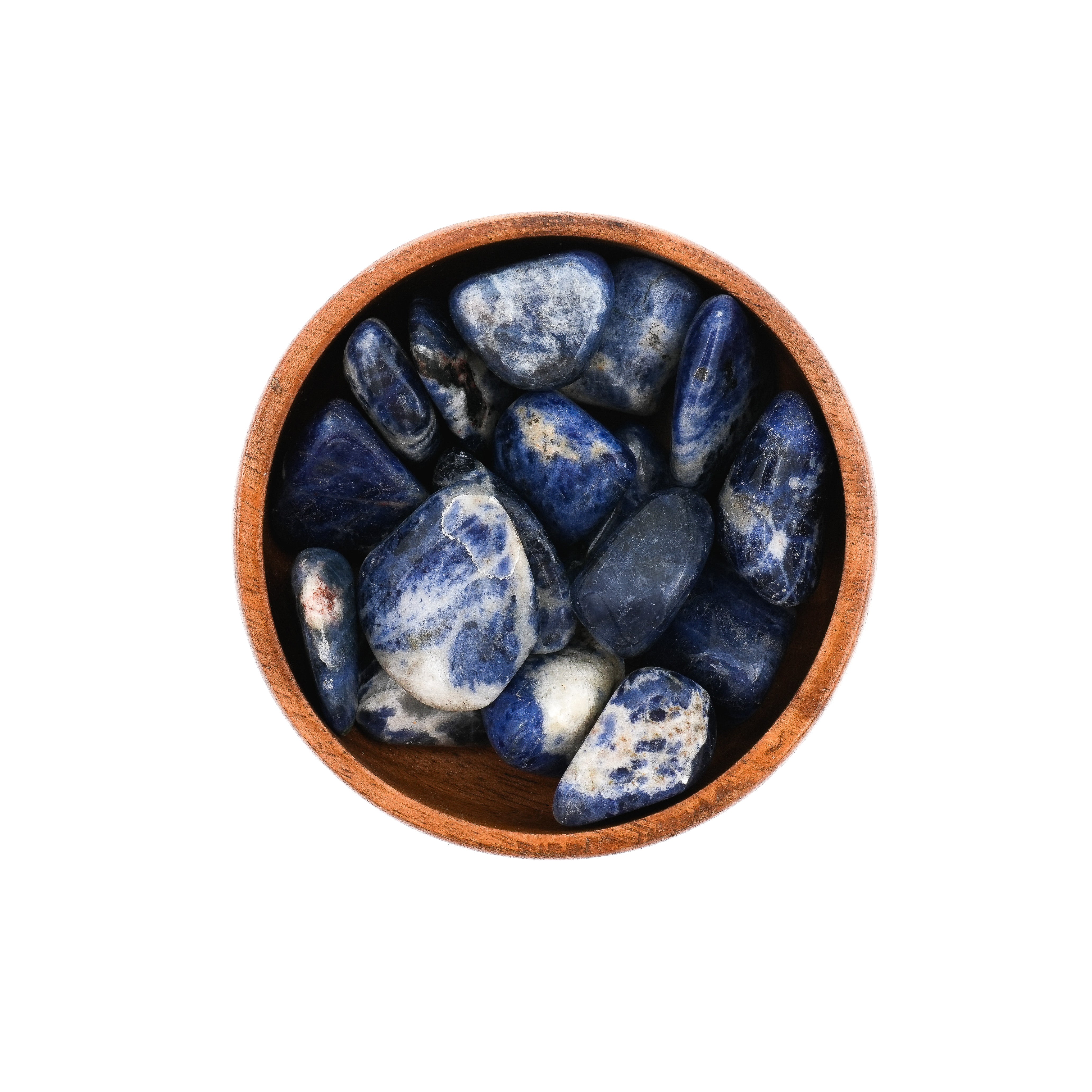Pierre roulée en Sodalite