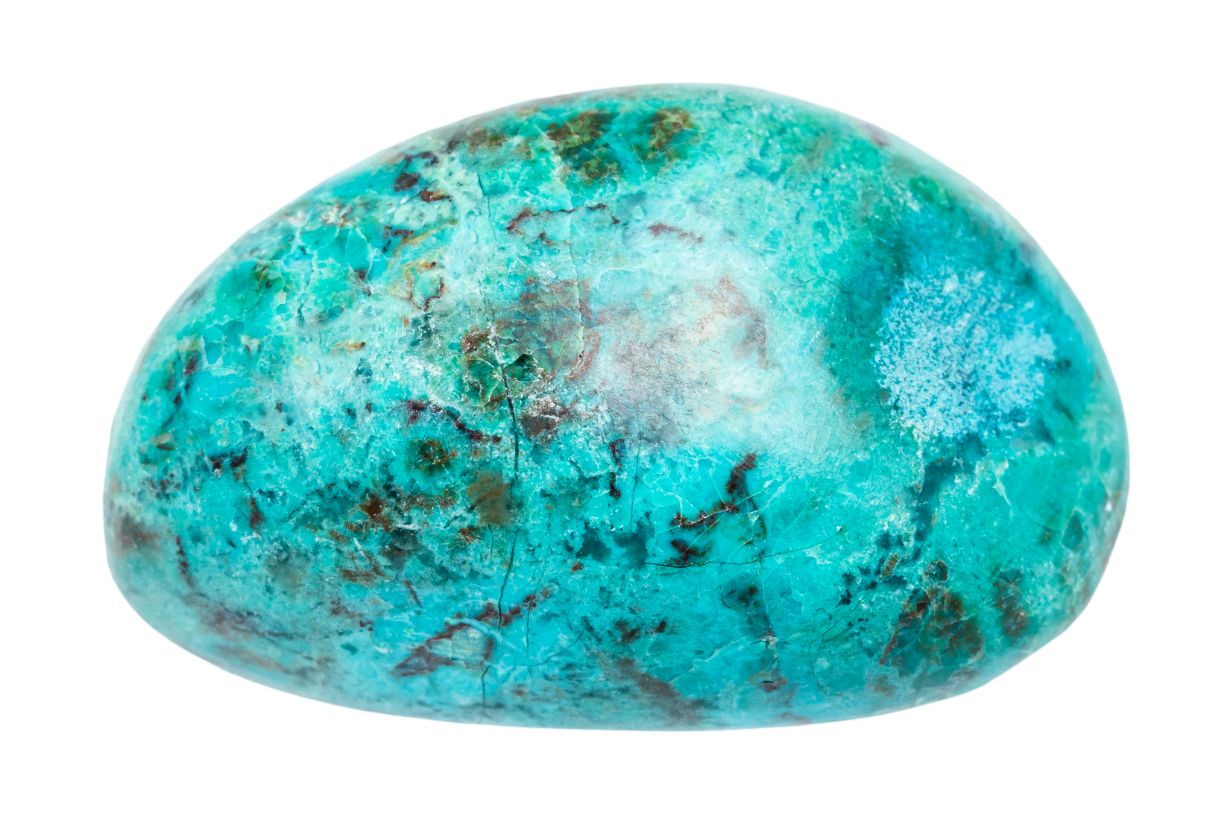 cristal de roche touche par la foudre naturel