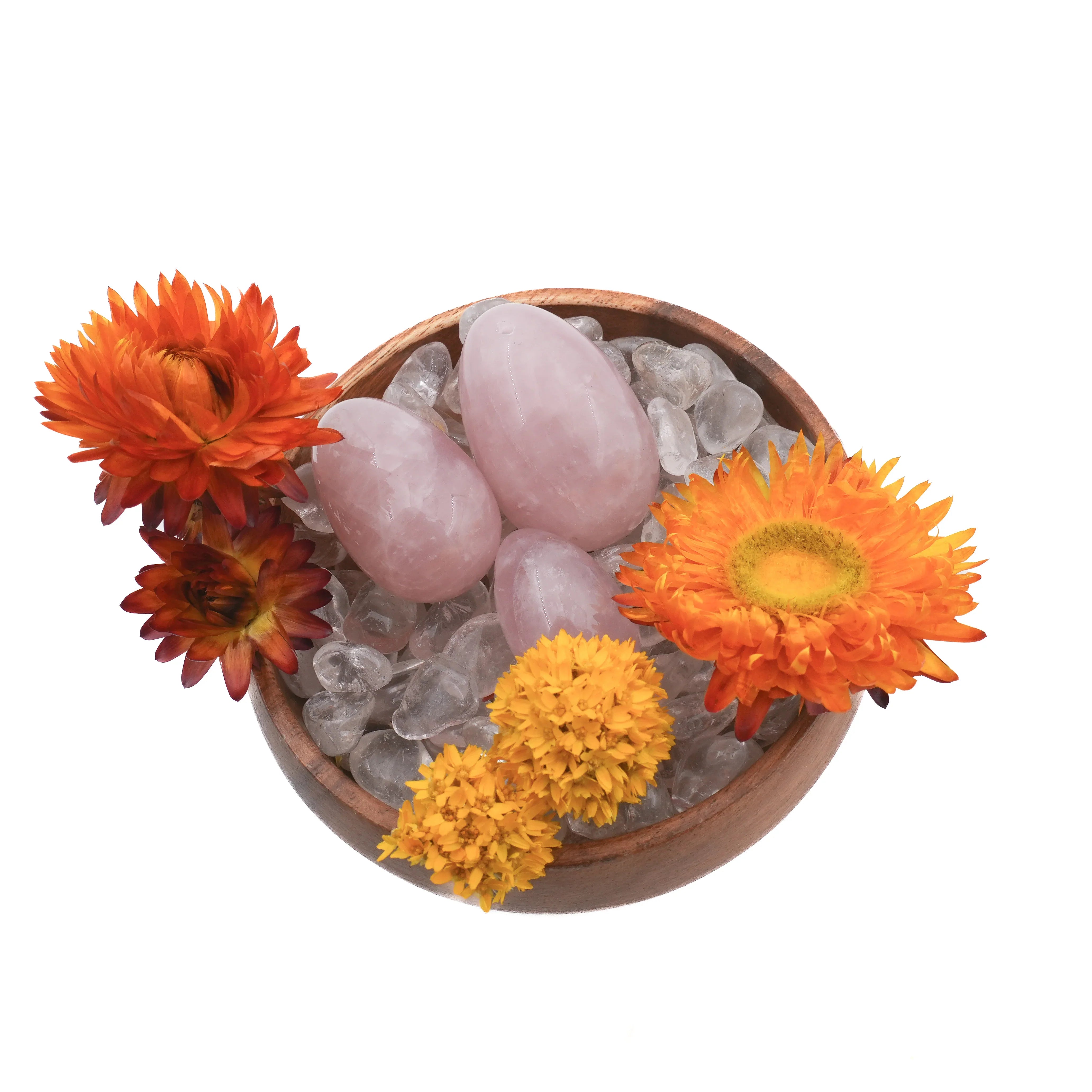 oeuf de yoni quartz rose