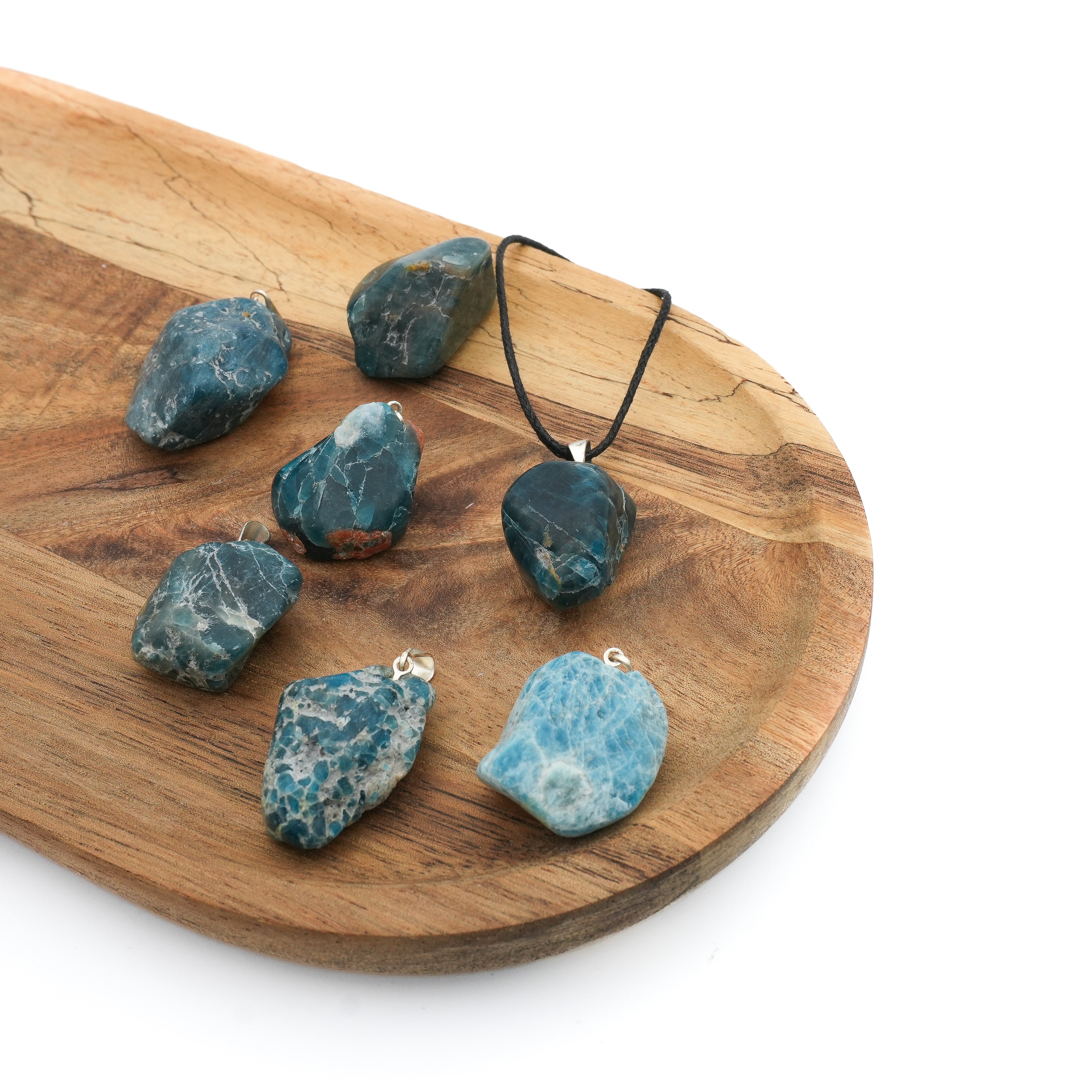 Pendentif Apatite bleue