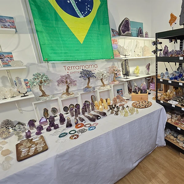 Showroom de lithothérapie à Lyon, Terramama