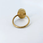 Bague oeil de tigre et Grenat Modèle Elena 