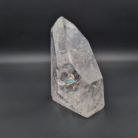 cristal de roche en pointe poli large bresil