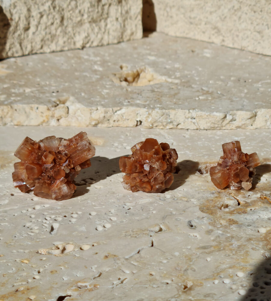 Aragonite 3 formats en druse